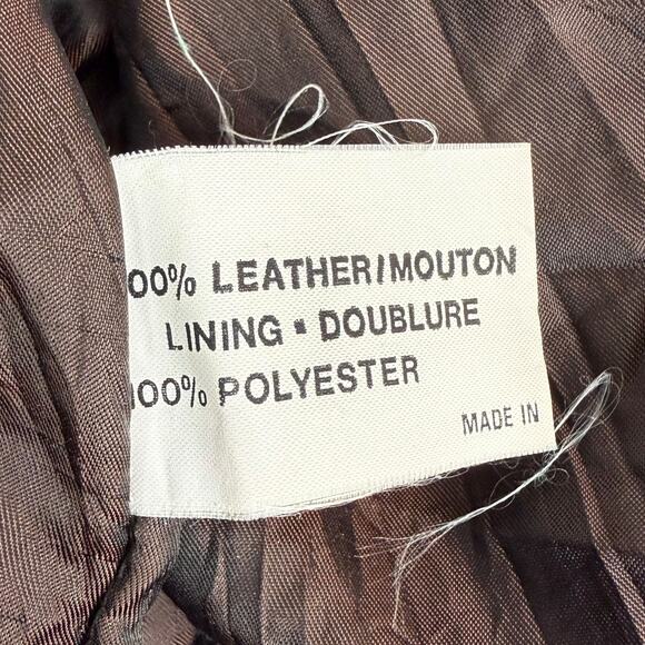 1980's Designer Men's black lamb leather jacket by COLLEZIONESA MAPPE MONDE - Picture 11 of 16